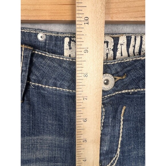 Hydraulic Boot Cut Jeans Women’s 11/12 Cropped Embroidered Stretch #99678 - Picture 9 of 12